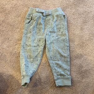 Garanimals Sage Green Dino & Truck Joggers